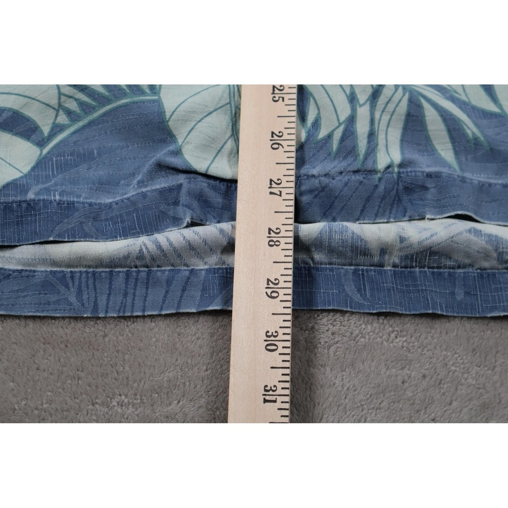 Tommy Bahama Shirt Mens XL Blue Silk Button Up Floral Relaxed Hawaiian - Picture 4 of 6
